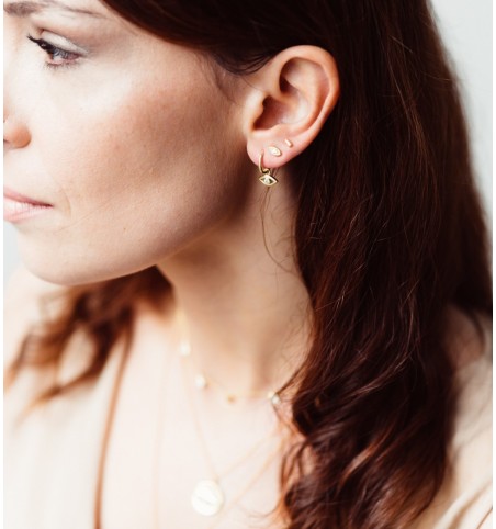 EARRING FELICIE SILVER | Bymarta.es