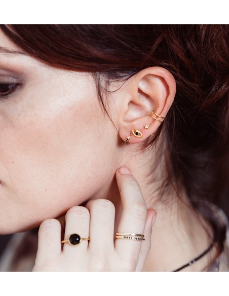 EARRING ALYPIA MINIS SILVER | Bymarta.es