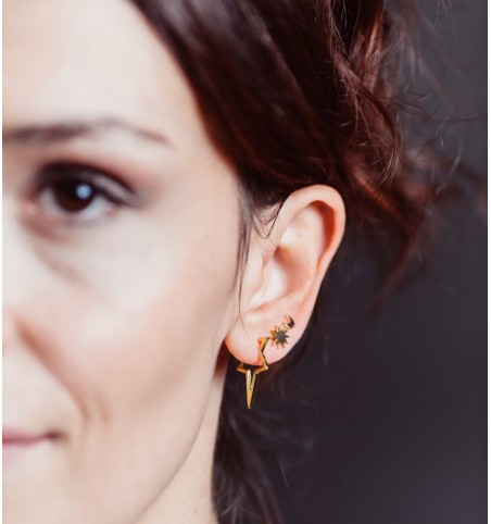 EARRING SOL MINIS GOLD | Bymarta.es