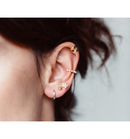 EAR CUFF ALISON GOLD | Bymarta.es
