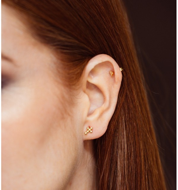 EARRING EVA MINIS GOLD | Bymarta.es