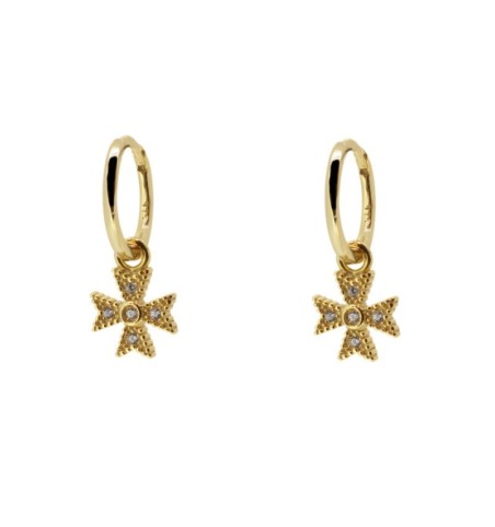 PENDIENTES MALTA GOLD | Bymarta.es
