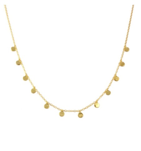NECKLACE ELLEN GOLD | Bymarta.es