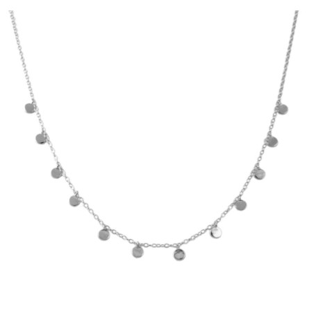 NECKLACE ELLEN SILVER | Bymarta.es
