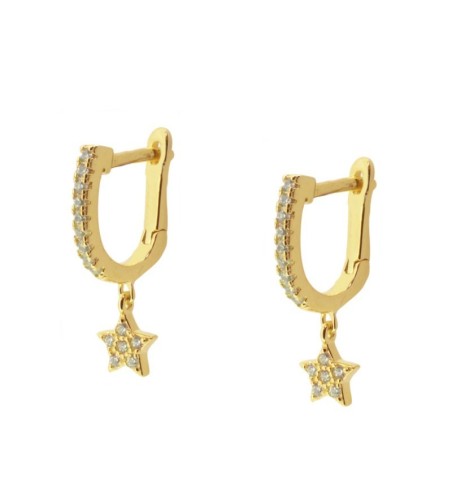 PENDIENTES HESTER GOLD | Bymarta.es