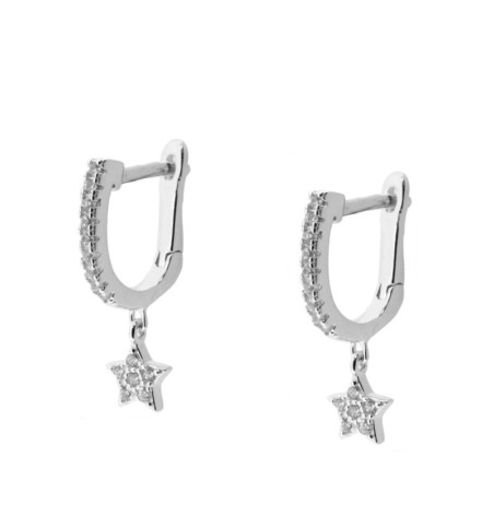 EARRING HESTER SILVER | Bymarta.es