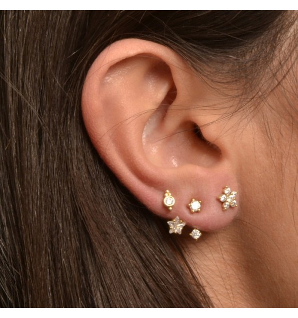 EARRING MARINE MINIS GOLD | Bymarta.es