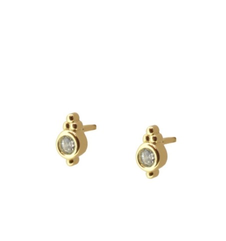 EARRING MARINE MINIS GOLD | Bymarta.es