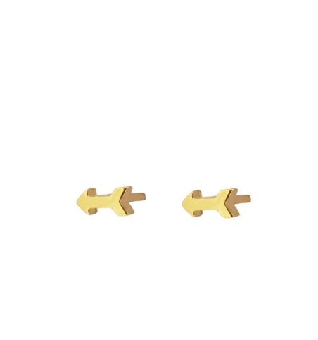 EARRING ARROW MINIS GOLD | Bymarta.es