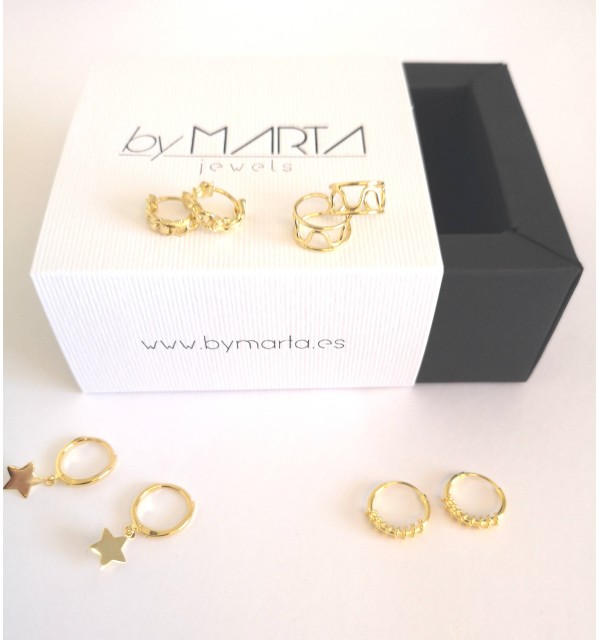 EAR CUFF BIBI GOLD | Bymarta.es