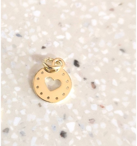 HEART CHARM GOLD | Bymarta.es