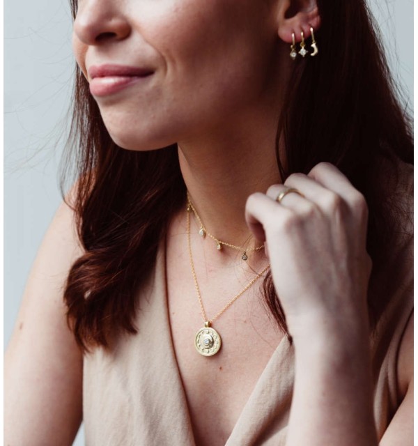 COLLAR FASE LUNAR GOLD | Bymarta.es