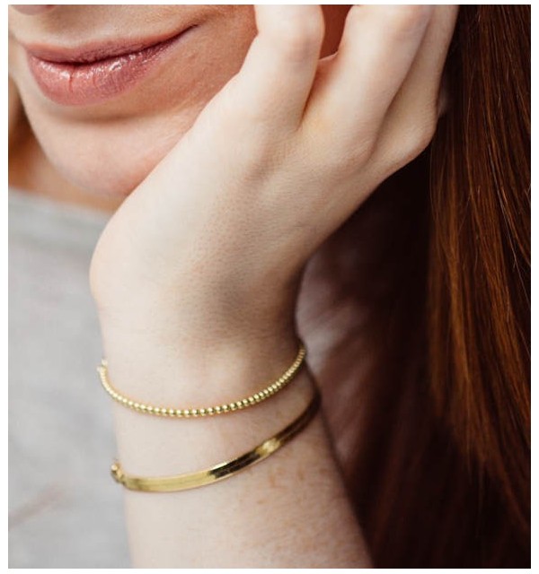 PULSERA PLANA SILVER | Bymarta.es