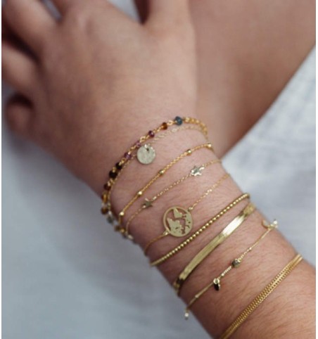 BRACELET WORLD SILVER | Bymarta.es