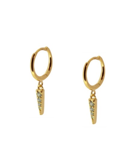 PENDIENTE ANAÏS HOOPS GOLD | Bymarta.es