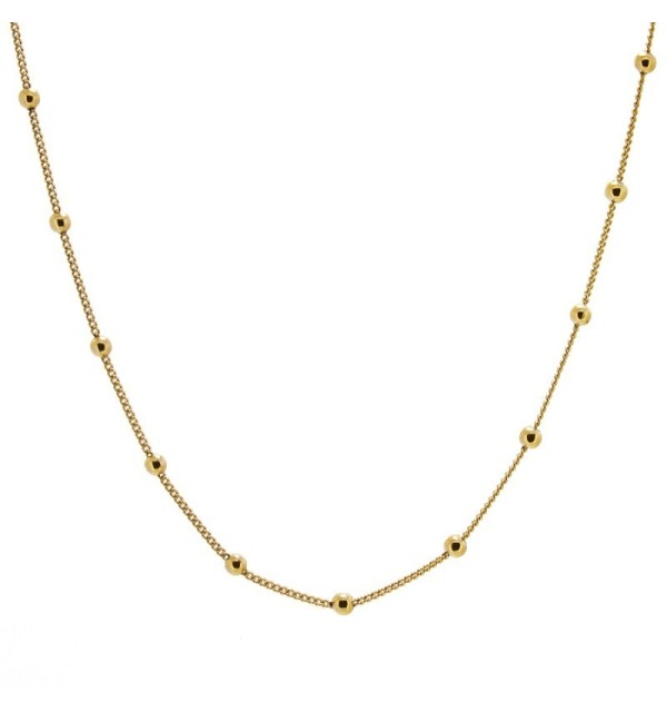 NECKLACE ADELE GOLD | Bymarta.es