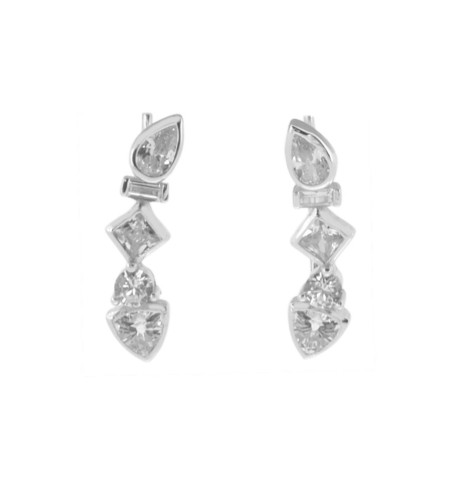 PE390 - Pendientes plata 925 y plata 925 bañada en oro