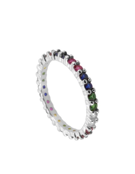 RING RAINBOW SILVER | Bymarta.es