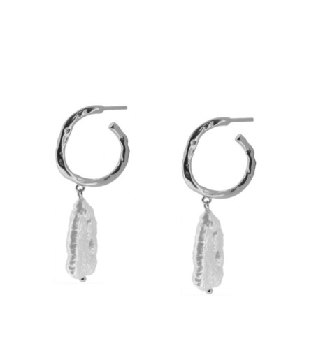 EARRING HELENA SILVER | Bymarta.es