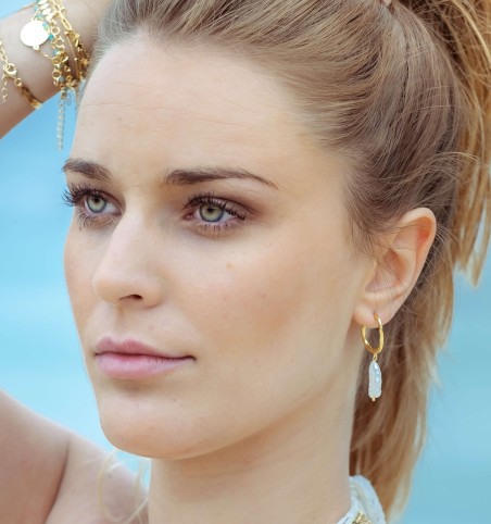 EARRING HELENA GOLD | Bymarta.es