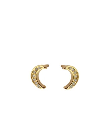 EARRING LUNA MINIS GOLD | Bymarta.es
