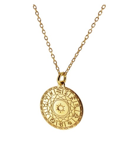 NECKLACE NOSTRADAMUS GOLD | Bymarta.es