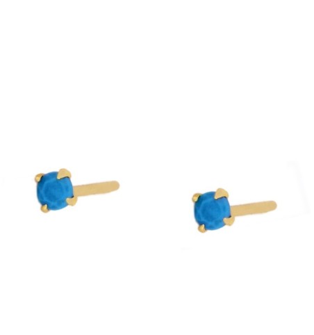 EARRING MINI STONE GOLD | Bymarta.es