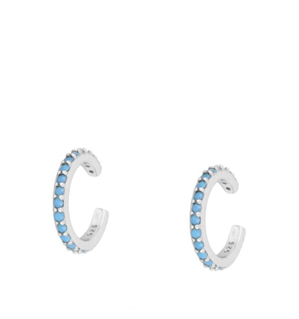 EAR CUFF OCEAN SILVER | Bymarta.es