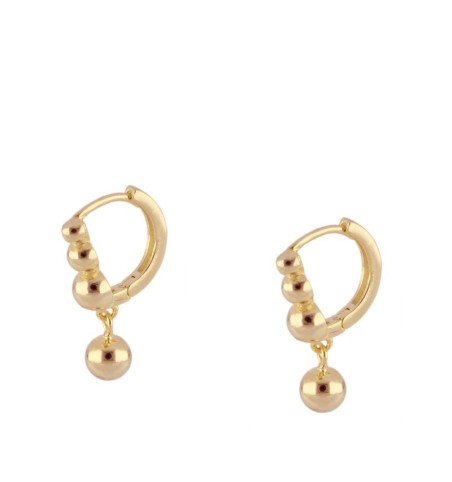 EARRING GROWING GOLD | Bymarta.es