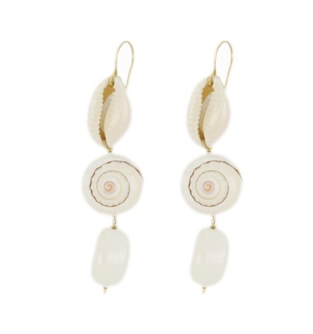 EARRING FORMENTERA GOLD | Bymarta.es