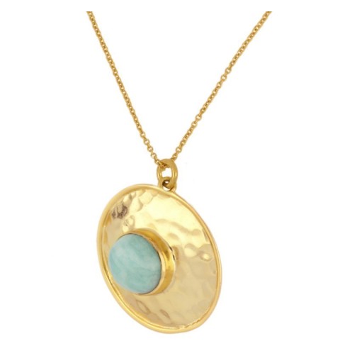 NECKLACE EARTH GOLD | Bymarta.es 2