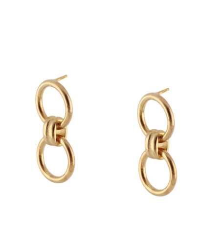 PENDIENTES ALLIES GOLD | Bymarta.es
