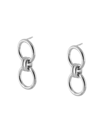 EARRING ALLIES SILVER | Bymarta.es
