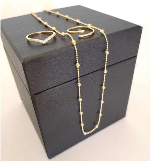 NECKLACE LOIS GOLD | Bymarta.es