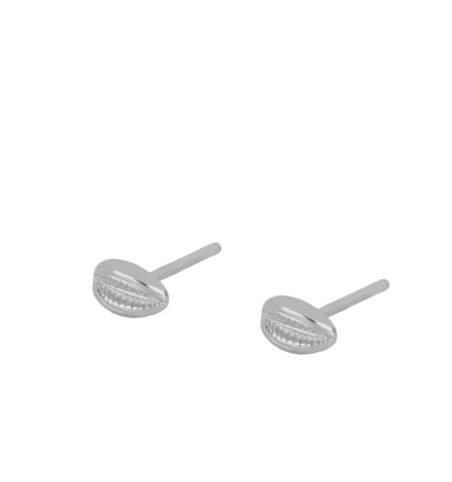 PENDIENTES SHELL MINIS SILVER | Bymarta.es