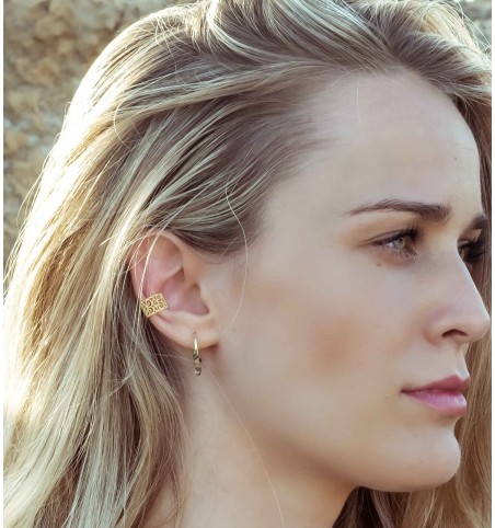 EAR CUFF MIEL GOLD | Bymarta.es