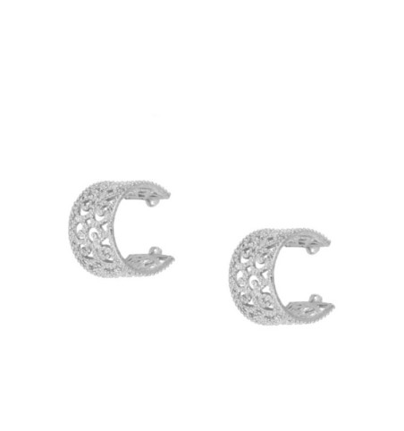 EAR CUFF MIEL SILVER | Bymarta.es