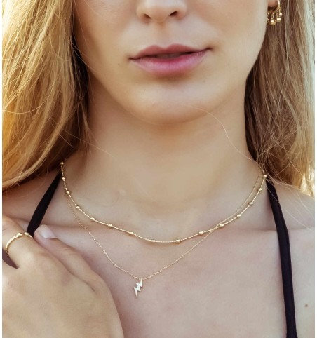 COLLAR LOIS GOLD | Bymarta.es