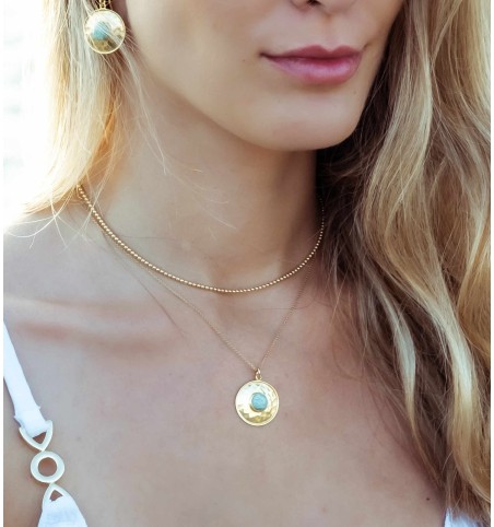 COLLAR EARTH GOLD | Bymarta.es