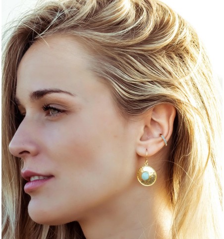 EAR CUFF OCEAN GOLD | Bymarta.es