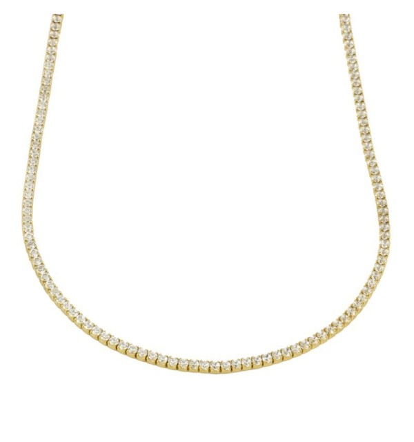 COLLAR RIVIERE GOLD | Bymarta.es