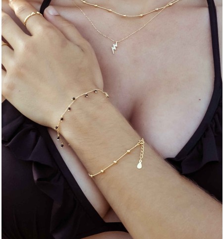 PULSERA LOIS GOLD | Bymarta.es