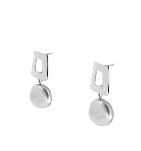 PENDIENTES BEGO SILVER | Bymarta.es