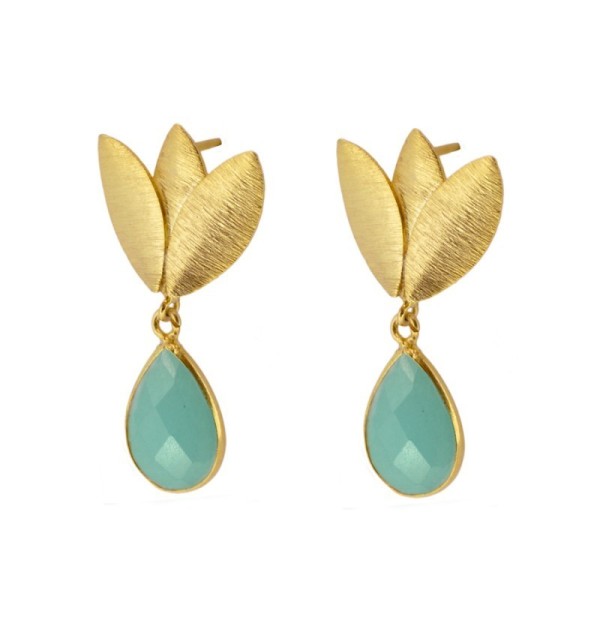 EARRING MOIRA GOLD | Bymarta.es