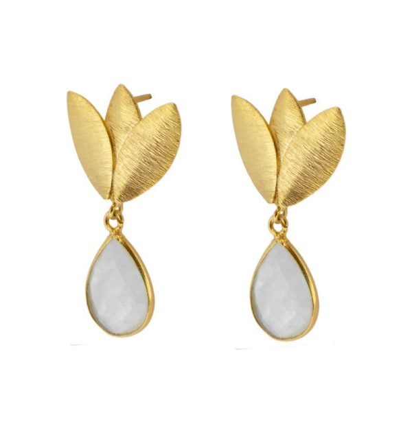 EARRING MOIRA GOLD | Bymarta.es