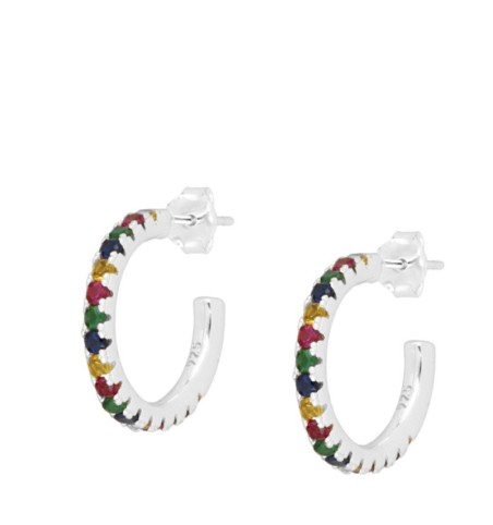 EARRING IGUAZÚ SILVER | Bymarta.es