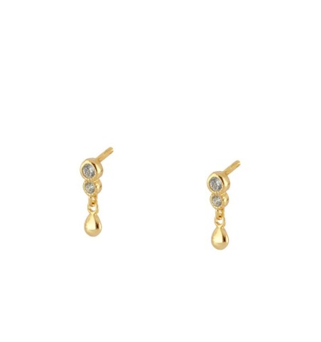 PENDIENTES FEDRA MINIS GOLD | Bymarta.es
