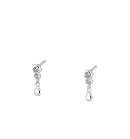 EARRING FEDRA MINIS SILVER | Bymarta.es