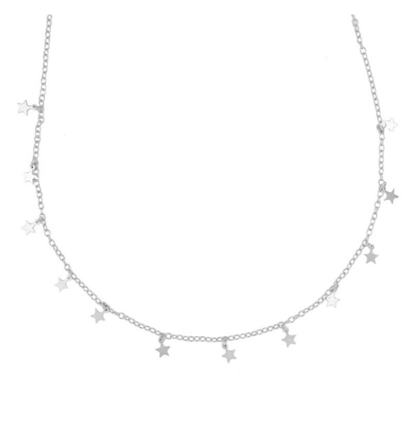 NECKLACE MINIMUN STAR SILVER | Bymarta.es