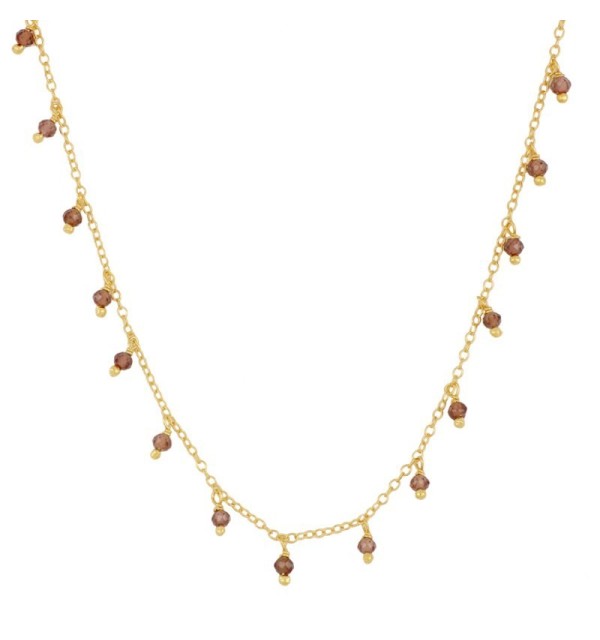 NECKLACE MOZAMBIQUE GOLD | Bymarta.es